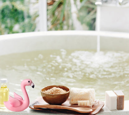 Flamingo float
